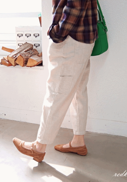 Aging Linen Pants-3Color