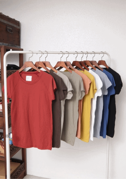 Soft cotton short sleeves -10Color