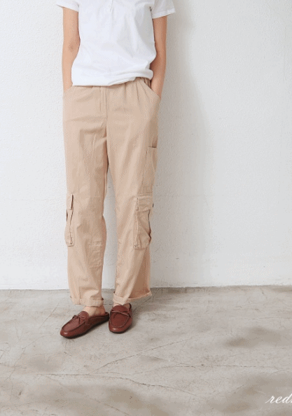 Sale-soft cargo pants-thin 52200-->39800