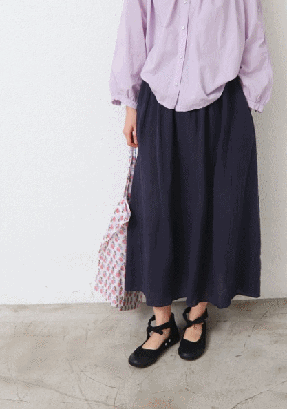 Linen Sharing Skirt-5Color