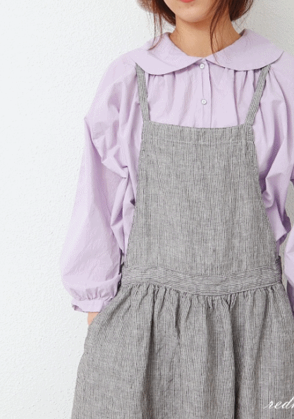 Striped Linen Dress-3Color