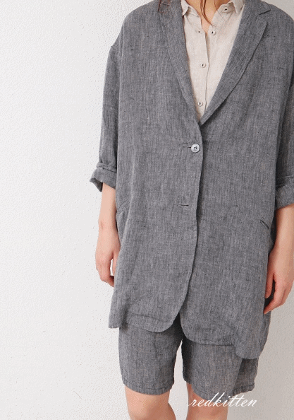 Fashionable Linen Jacket-3Color