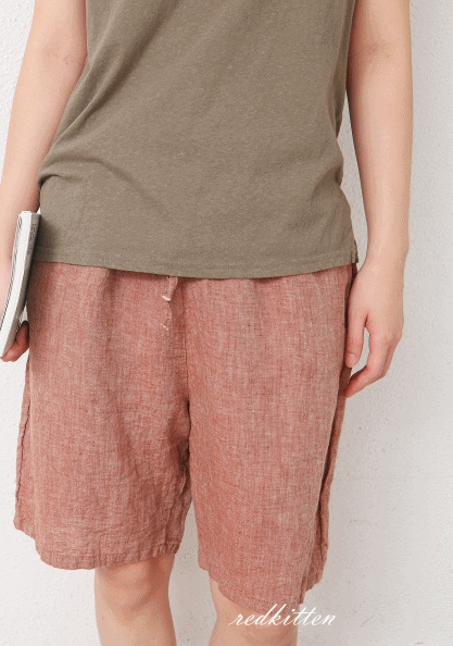 Comfortable Linen Shorts-3Color