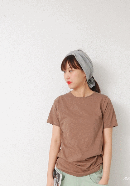 Jane Round Short Sleeve Tee-5Color