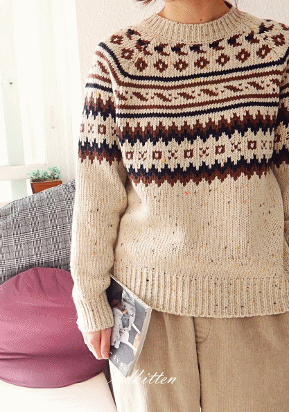 Nordic Round Knit-2Color