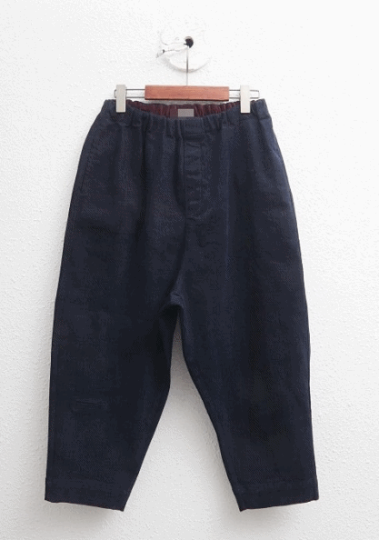 Raised pocket board blue exhaust pants-2Color