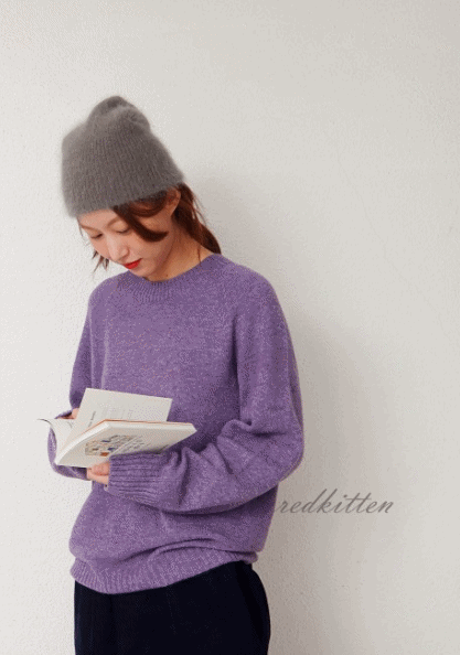 Whole Garment Wool Round Knit-5Color