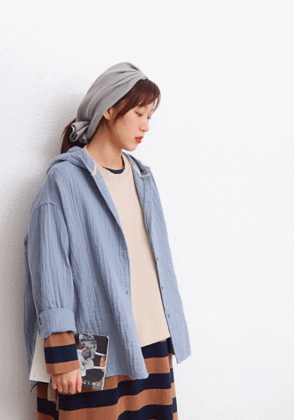Hooded Cardigan Southern-4Color
