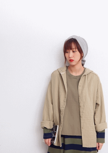 Hooded Cardigan Southern-4Color