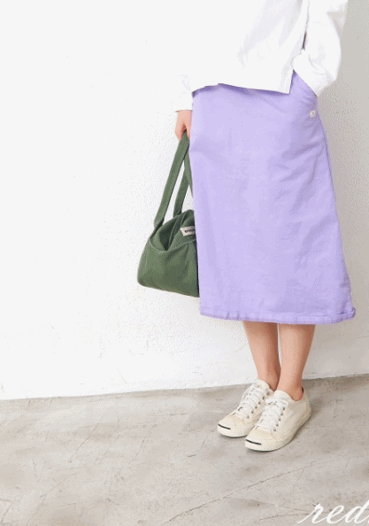 Span Cotton Skirt-5Color