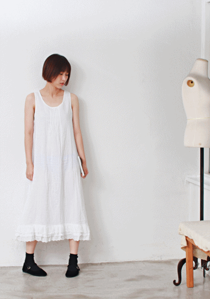 Layered Dress Long Dress - 2Color