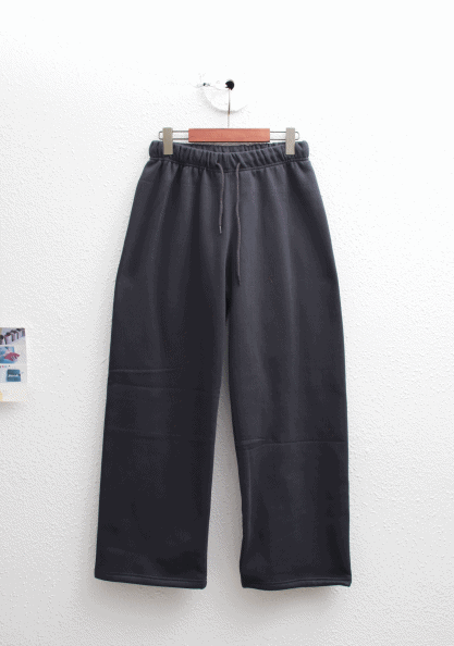 Sale-Raised cotton pants-Back melange 47800-->35000