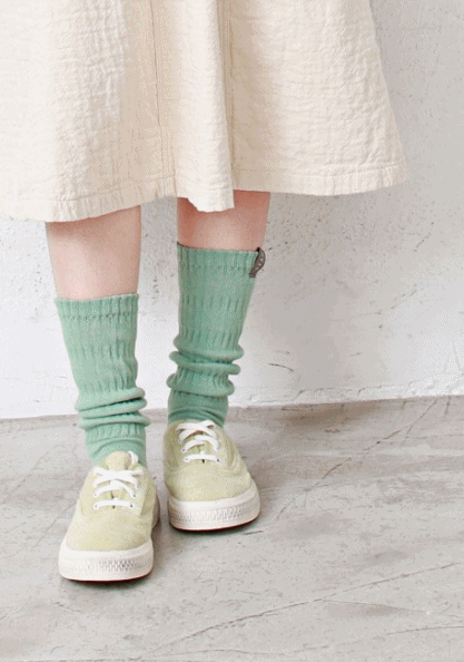 Wrinkled socks-3Color-2 pairs set