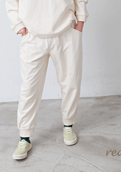Jjurimyeon Pocket Pants-2Color-Spring New Item-Fabric is good