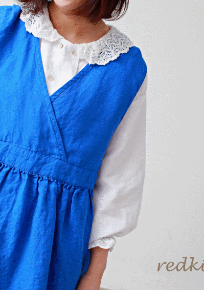Linen Ribbon Dress-2Color