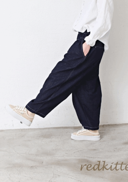 Dressy Korean Blue Pants-3Color