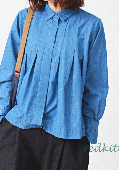 Pleated Blouse-3Color