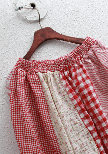 Linen piece skirt-2Color