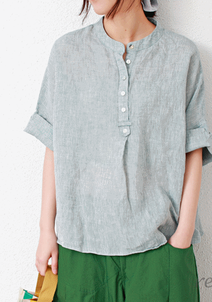 China Linen Shirt-3Color
