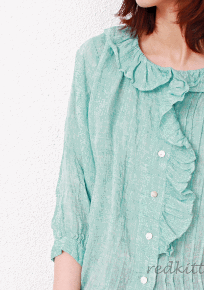 Linen Ray Blouse-3Color