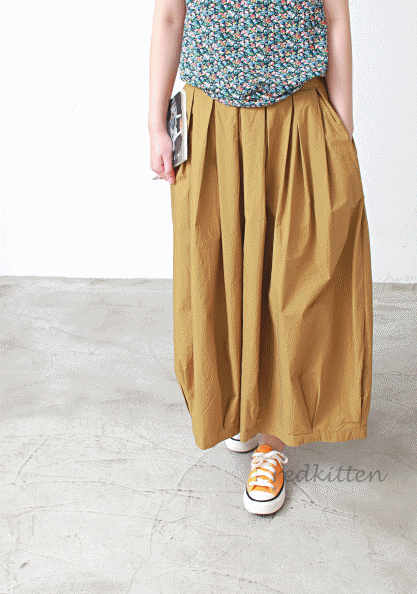 Pleated Baggy Pants-3Color