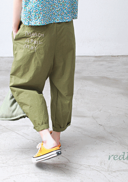 Monthly Cotton Pants-3Color
