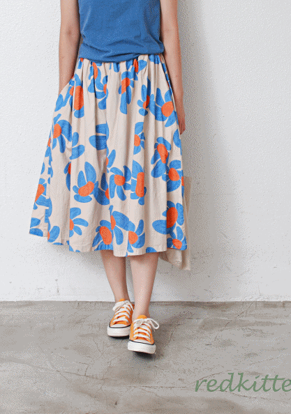 Flower Skirt-thin fabric