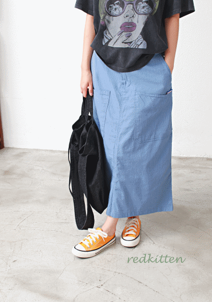 Span Pocket Skirt-3Color