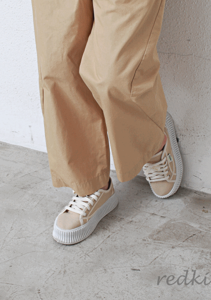 Triangle Baggy Pants-3Color