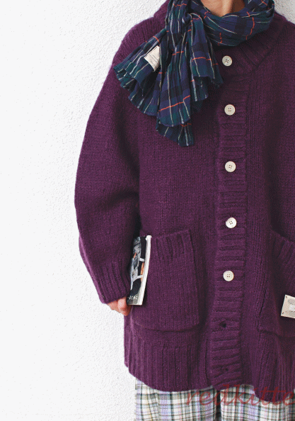 Wool Knit Coat-2Color