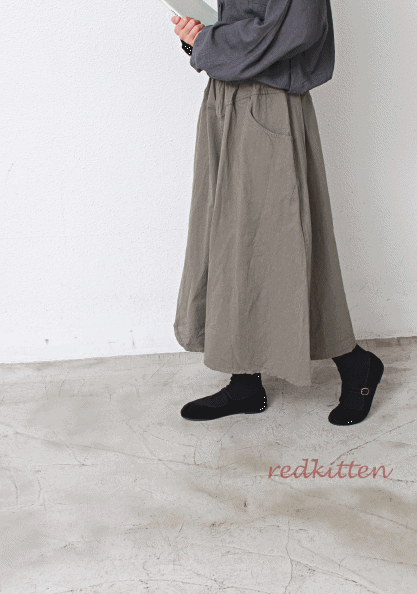 A-Line Worthing Cotton Skirt-3 Colors