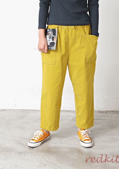 Golden Pocket Baggy Pants-3 Colors