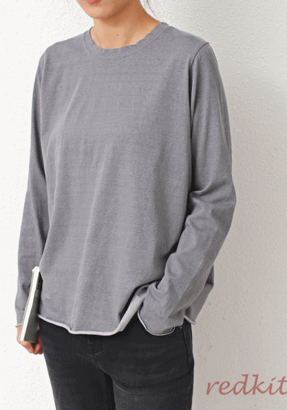 Pig Ground Long Sleeve T-Shirt-3Color