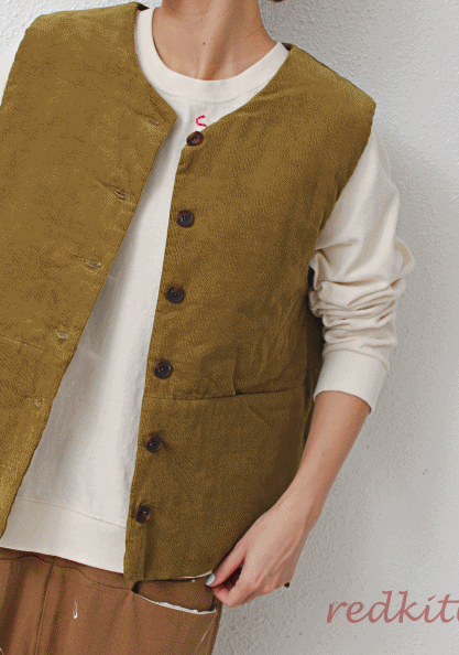 Round padded vest-4 Colors