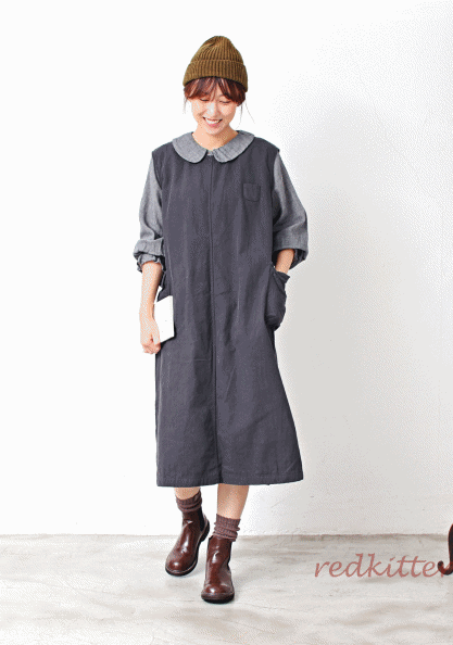 Double layer cargo dress-2 Colors