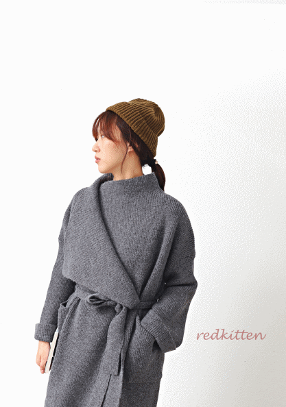 Elegant knit coat-2 Colors