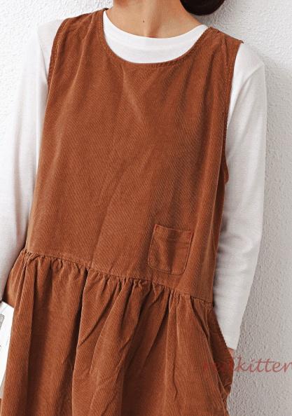 Golden Pocket Dress-2Color
