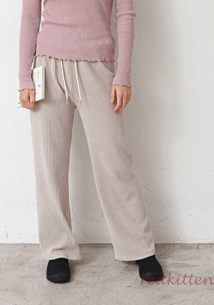 Sale - Soft straight ribbed pants - 3 colors - Wrinkle free