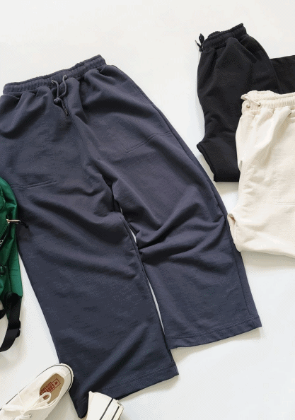 Washing Juri Cotton Pocket Pants-3 Colors