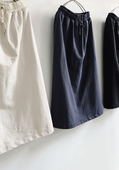 Comfortable cotton pocket skirt - 3 Colors
