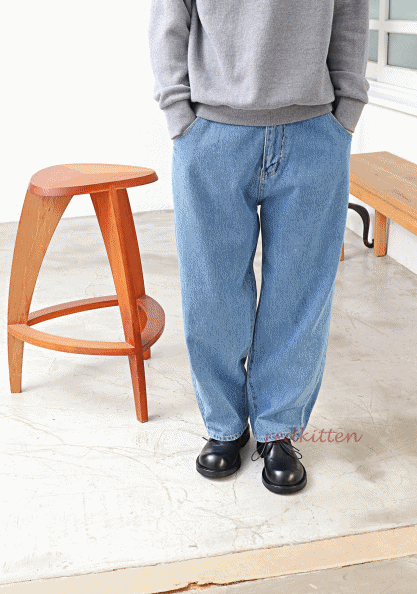 Sale-Comfortable waist adjustment jeans-Free size 63800-->43800