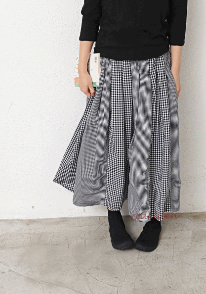 Pleated Skirt-2Color