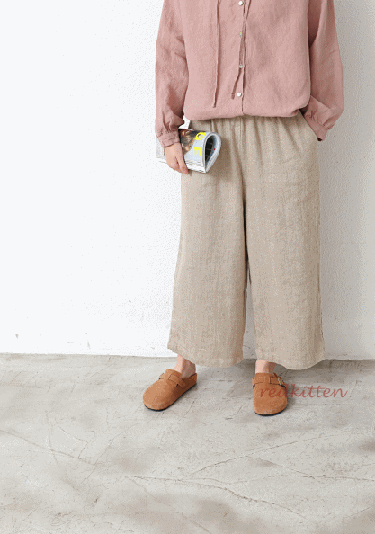 Linen Boku Pants-2 Colors