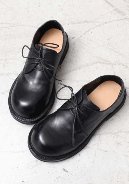 Antique Zepeto leather shoes-Cowhide