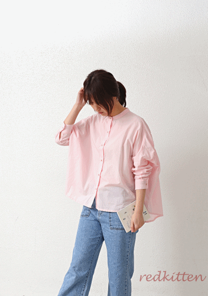 Soft wide blouse - 3 colors - 80 sleeve fabric
