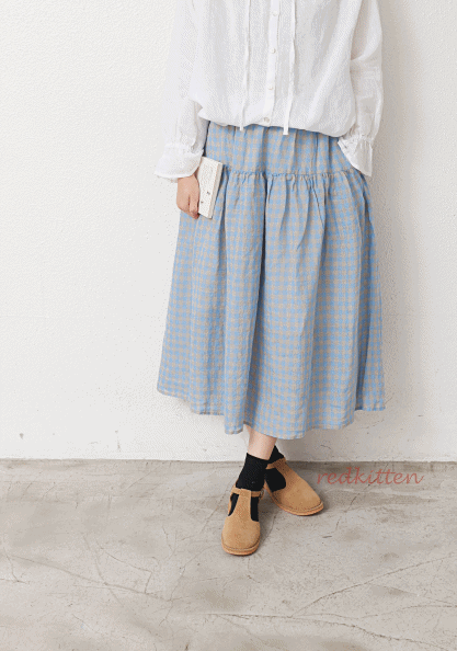 Check Skirt-3 Colors