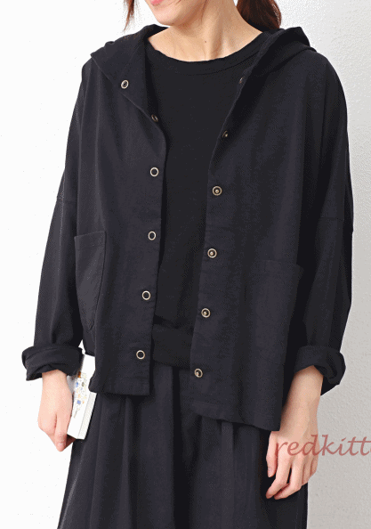Hooded cotton cardigan-3 Colors