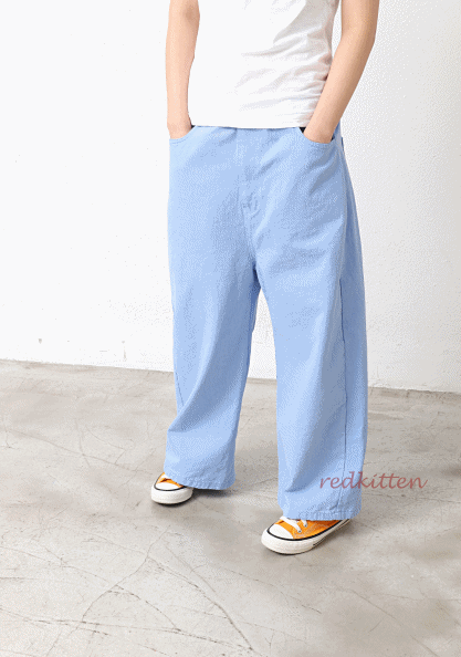 Two-sided overall pants-2 Colors