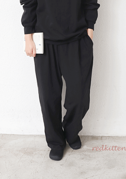 Wrinkled cotton pants-2 Colors