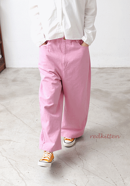 Two-sided overall pants-2 Colors